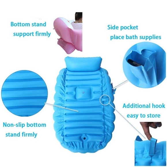 Inflatable travel Baby Bathtub - Picture 6 of 7